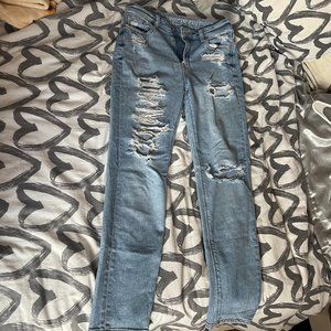 American Eagle Ripped Mom Jeans